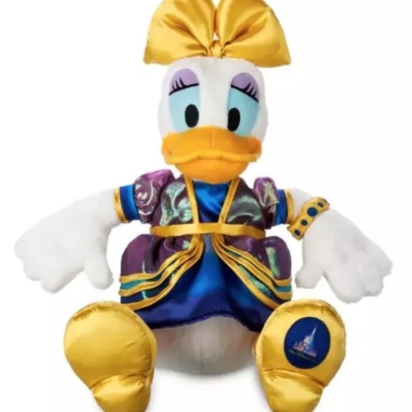 Walt Disney World 50th Anniversary Celebration Daisy Duck Plush New Stuffed Toy - Picture 5 of 6